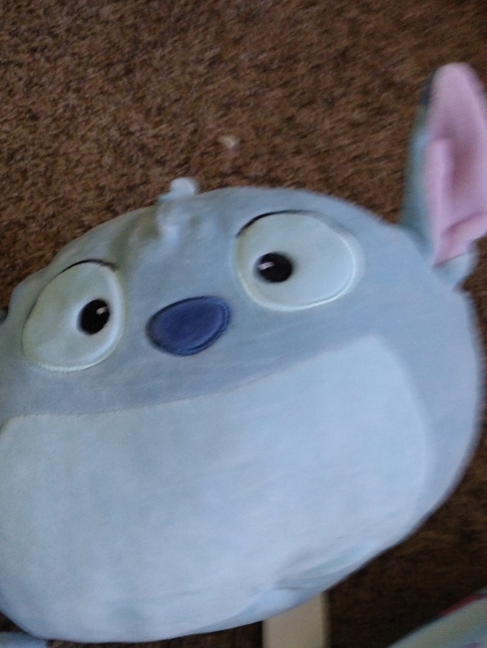 Plush Light Blue Cartoon Dog Toy Pillow for Pets